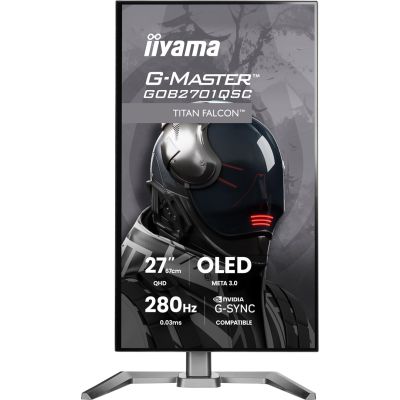 2. iiyama G-MASTER GOB2701QSC-B1 computer monitor 68.6 cm (27") 2560 x 1440 px 2K Ultra HD OLED Black