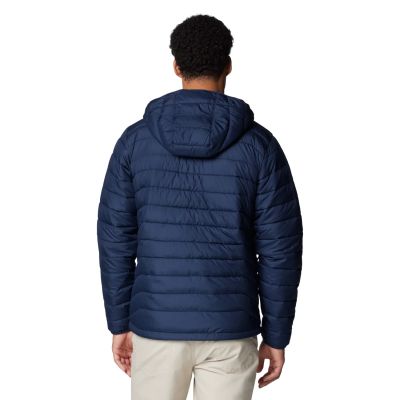 3. Columbia Powder Lite II Hooded Jacket 2086944464 Navy Blue L