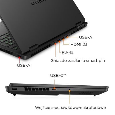 12. HP Omen 16-am0022nw i7-14650HX 16.0"2K LBL IPS 165Hz 400nits AG 32GB DDR5 5600 SSD1TB GeForce RTX 5060 8GB Cam1080p+IR 70Wh Win11 Shadow Black 2Y