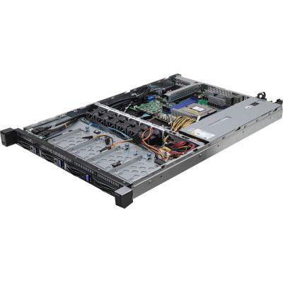 ASRock Rack Platform (1U) AMD Epyc 9004 (4xLFF, 4XSFF, 2x10GbE, Red. PSU, IPMI)