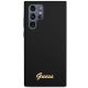 3. Guess GUHCS23LSLSMK S23 Ultra S918 black/black hardcase Silicone Vintage Gold Logo