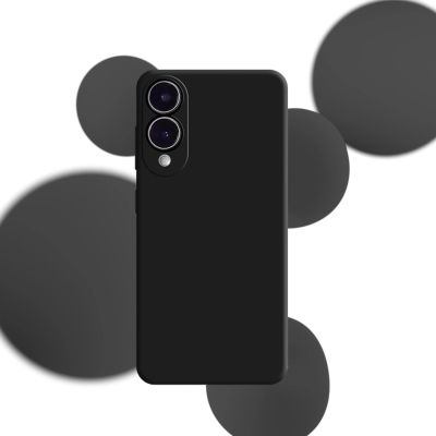 4. 3mk Silicone Case for Samsung Galaxy S25 Edge - Black