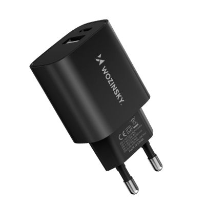 3. Wozinsky WGWCB USB-A USB-C 20W Wall Charger - Black