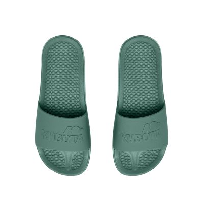 10. Kubota basic plain pool flip-flops green K25SS-101-001-18-1
