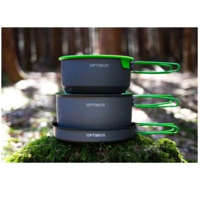 6. Optimus Terra Camp 4 Cooking Pot Set