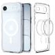 Spigen Ultra Hybrid MagSafe Case for iPhone 17 Air - Clear and White