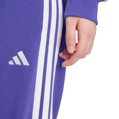 3. Women's adidas Essentials 3-Stripes French Terry Cuffed Pants Purple KF8340