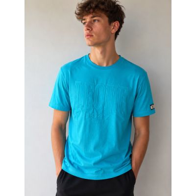 4. Men's T-shirt LEONE LSM924/S16 turquoise "L"