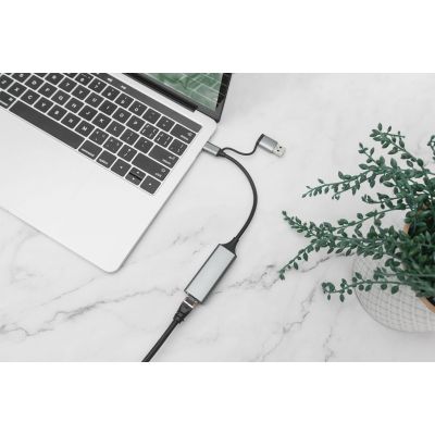 3. USB Type-C to Gigabit Ethernet 2.5GUSB-C + USB A adapter (USB 3.1/3.0)