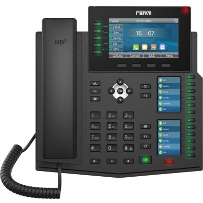 2. Fanvil X6U V2 High-End Business Phone with Gigabit SIP POE USB Port