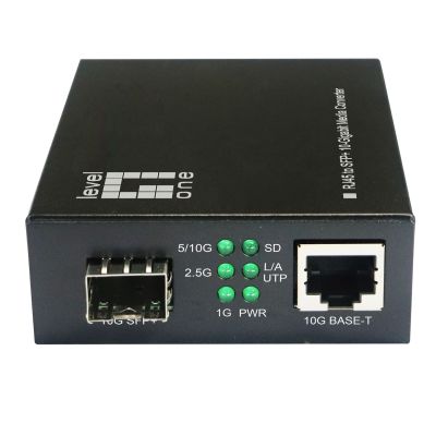 LevelOne GB RJ45->SFP+10Gbps Converter