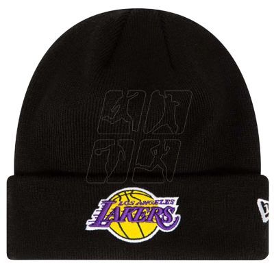 New Era Essential Cuff Beanie Los Angeles Lakers Hat 60348856