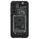 4. Spigen Ultra Hybrid Case for Samsung Galaxy S23 FE - Dark Gray (Zero One Pattern)