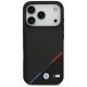 3. BMW M Carbon Tricolor Line MagSafe Case for iPhone 17 Pro - Black