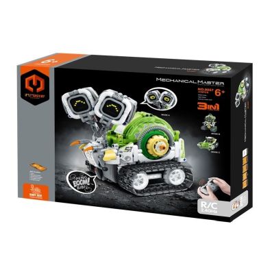 Master set for programmable robots, robot class 3 in 1, 478 pieces