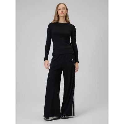3. Women's long sleeve slim ribbed knit 4F 4FRAW25TLONF656-20S