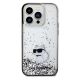 3. Karl Lagerfeld Liquid Glitter Choupette case for iPhone 14 Pro - transparent