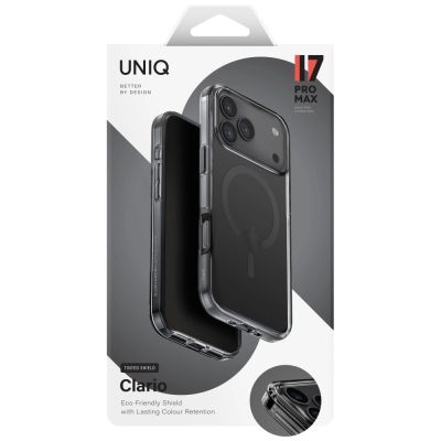 5. Uniq Clario Magclick Charging Case for iPhone 17 Pro Max - Black