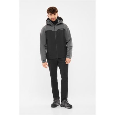 Men's hardshell jacket with Primaloft VIKING Ravelo 3 in 1 Man sweatshirt black gray XXXL