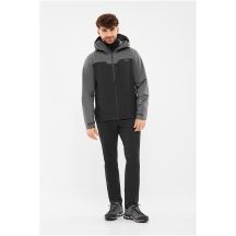 Men's hardshell jacket with Primaloft VIKING Ravelo 3 in 1 Man sweatshirt black gray XXXL