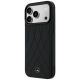 2. Mercedes Leather with Crossed Lines MagSafe case for iPhone 17 Pro - black