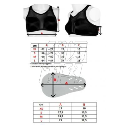 6. Breast protectors for women MASTERS 08192-01M