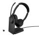 9. Jabra Evolve2 55 Wireless Headset, Link380c MS Stereo Stand