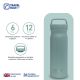 2. TRAVEL BLUE GREEN THERMAL BOTTLE