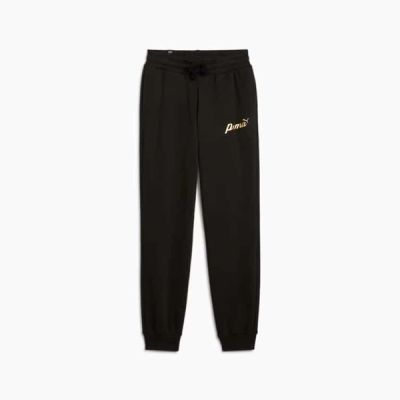4. Puma ESS+ Script Children's Sports Tracksuit Bottoms for Girls