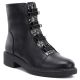 Women's winter ankle boots on a block black M.Daszyński SA252-16 SA252-1