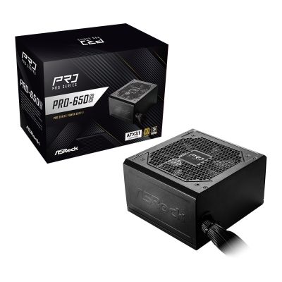 12. ASRock PRO-650G 650W 80 PLUS Gold Power Supply