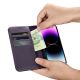 11. iCarer Wallet Case 2in1 Cover iPhone 14 Pro Anti-RFID Leather Flip Case Dark Purple (WMI14220726-DP)