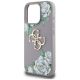 6. Guess Grained Roses Big 4G Logo iPhone 16 Pro Case - Purple