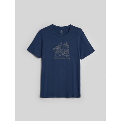 9. Men's trekking t-shirt made of bamboo fiber 4F 4FRAW26TFTSM2963-32M