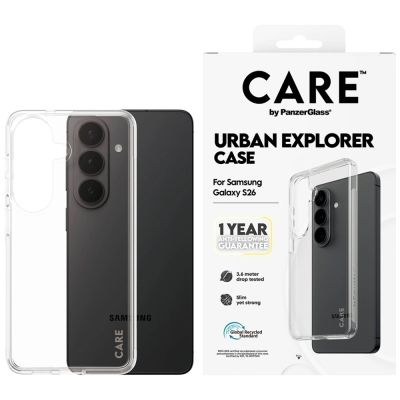 CARE by PanzerGlass Urban Explorer Transparent Case for Samsung Galaxy S26 - transparent
