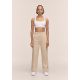 5. CASALL Women's Defined Rib Sport Top White