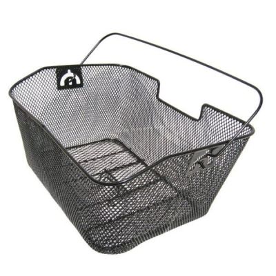 Bicycle basket - mesh back with handle