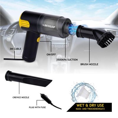 15. DUNLOP HANDHELD CAR VACUUM CLEANER 12V