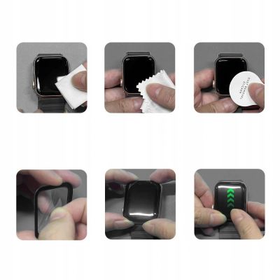 4. Tech-Protect Glass Flex+ 2-pack for Apple Watch 44mm - black