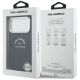 8. Karl Lagerfeld Embossed Open Ring RSG Logo MagSafe Case for iPhone 18 Pro Max / 17 Pro Max - Blue