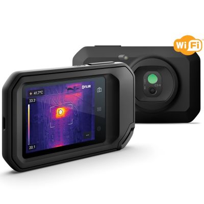 8. FLIR THERMAL IMAGING CAMERA WITH MSX WI-FI IMAGE ENHANCEMENT TECHNOLOGY AND CLOUD CONNECTIVITY, 128X96PX, UP TO 300STC, FOV 53.6ST, C3-X