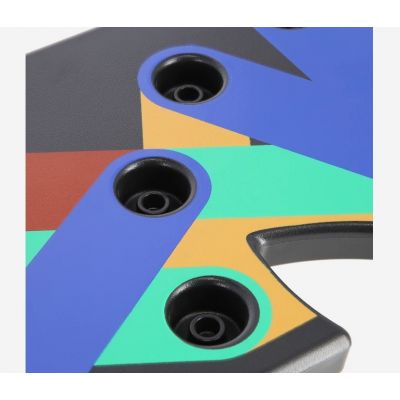 7. HMS PU10 multifunctional push-up board red