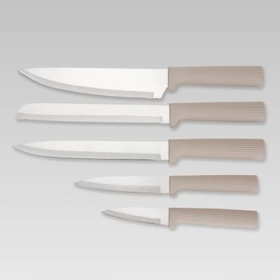 5. Set of knives + boards MR-1412-BEIGE MAESTRO