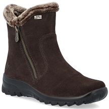 Rieker L7162-25 Waterproof Insulated Leather Women's Ankle Boots Dark Brown