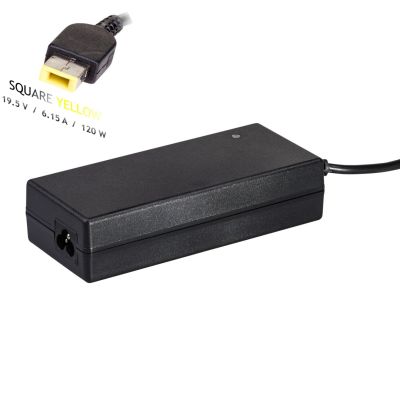 2. Akyga AK-ND-52 AC Adapter for IBM, Lenovo Notebook (19.5V; 6.15A; 120W; Slim Tip, Square yellow )