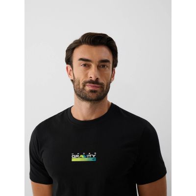 4. Men's regular printed T-shirt 4F 4FRAW26TTSHM4665-20S