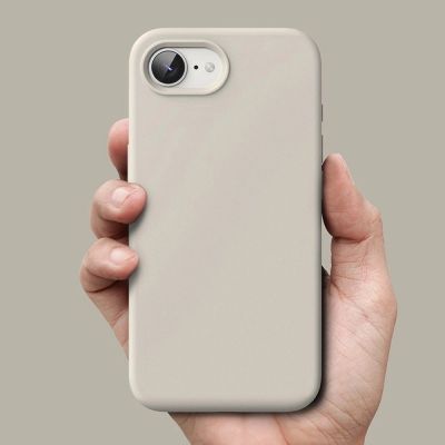 8. Ringke Silicone Magsafe Case for iPhone 16e / 17e - Beige