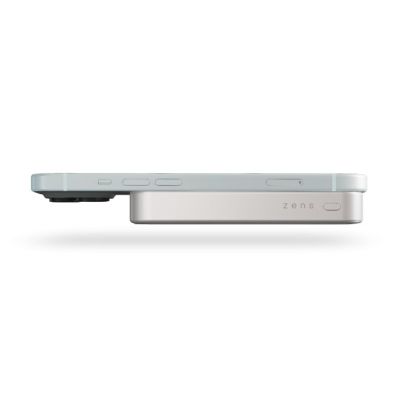 5. ZENS Slim Qi2 Aluminum Powerbank - 10000 mAh magnetic powerbank compatible with MagSafe and Qi2 (white)