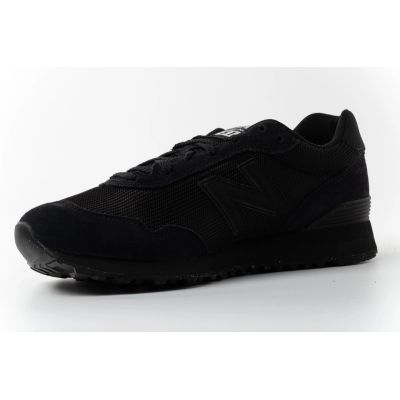 5. New Balance men's 515 black suede leather sneakers