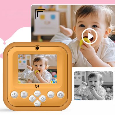 9. Wozinsky WDT-05 Thermal Printer Camera for Kids - Orange